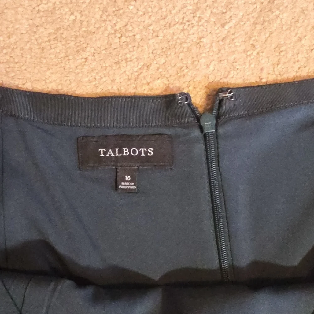 Talbots Elegant Black Women's Skirt 16